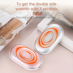 Portable Pebble Hand Warmer USB Rechargeable Mini Heater