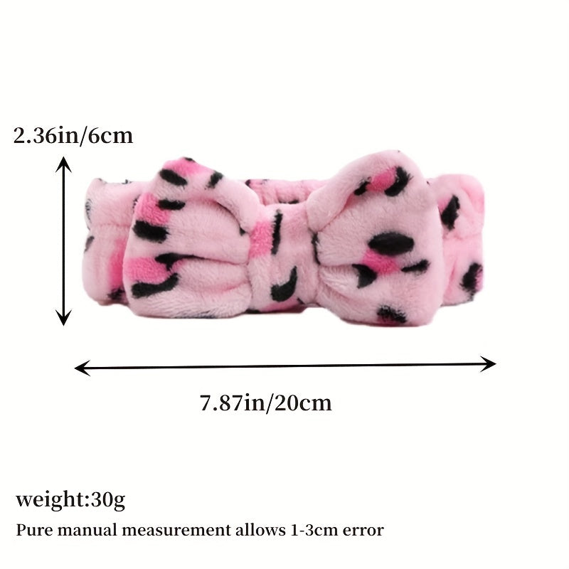 Plush Headband Wash Face Coral Fleece Head Hoop Women's Hair Accessories