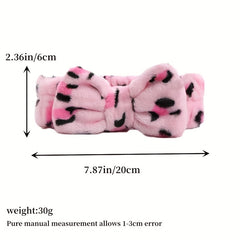 Plush Headband Wash Face Coral Fleece Head Hoop Women's Hair Accessories