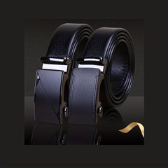 Men's Genuine Leather Belt, Two Layer Cowhide