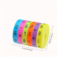 5 in 1 Rotating Arithmetic Learning Tool with Colorful Number Line