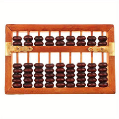 Vintage Style 9 Step Abacus Wooden Toy for Math Learning