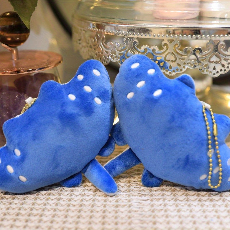 3pcs Devil Fish Ray Plush Soft Stuffed Animals with Expressive Eyes Keychain