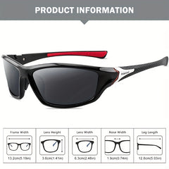 D120 Men's Polarized Night Vision Sunglasses for Outdoor Cycling