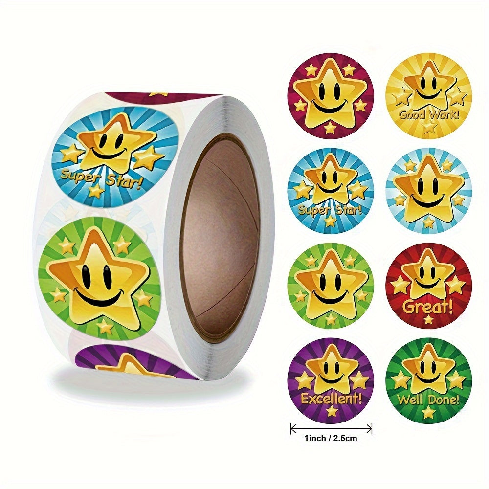 500pcs Cartoon Toy Stickers Teacher Encouragement Reward Game Stickers