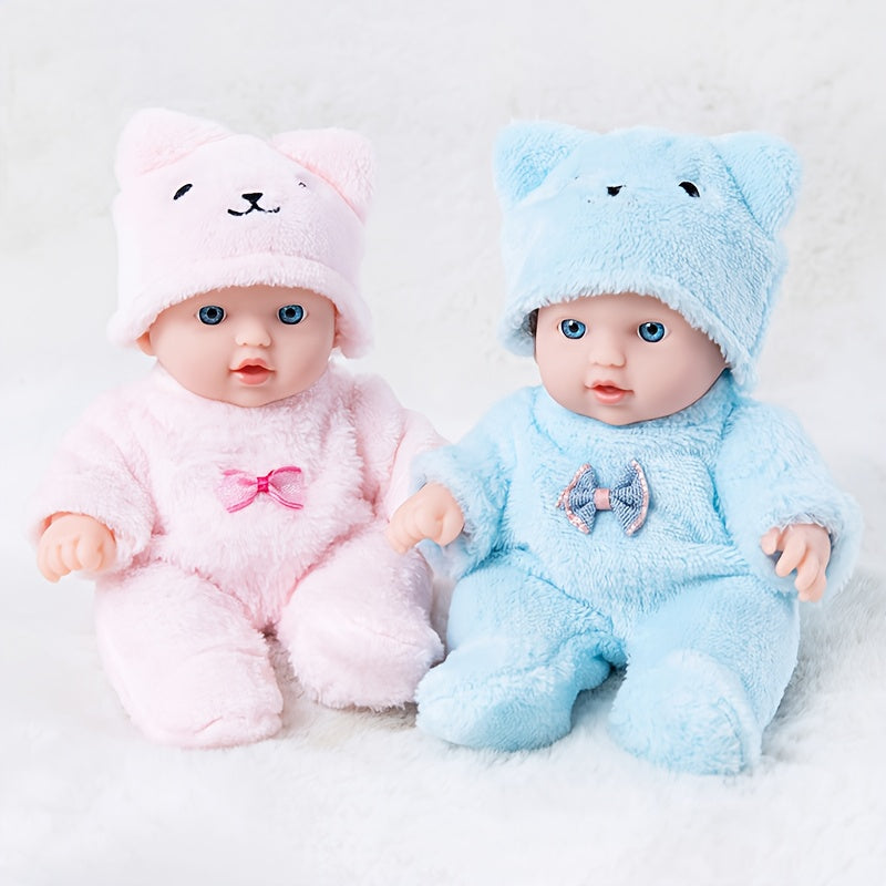 Reborn Baby Doll 7.87 Inch Doll with Clothing and Hat