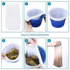 50 Pack Swimming Pool Filter Bag Garden Tools and Accessories