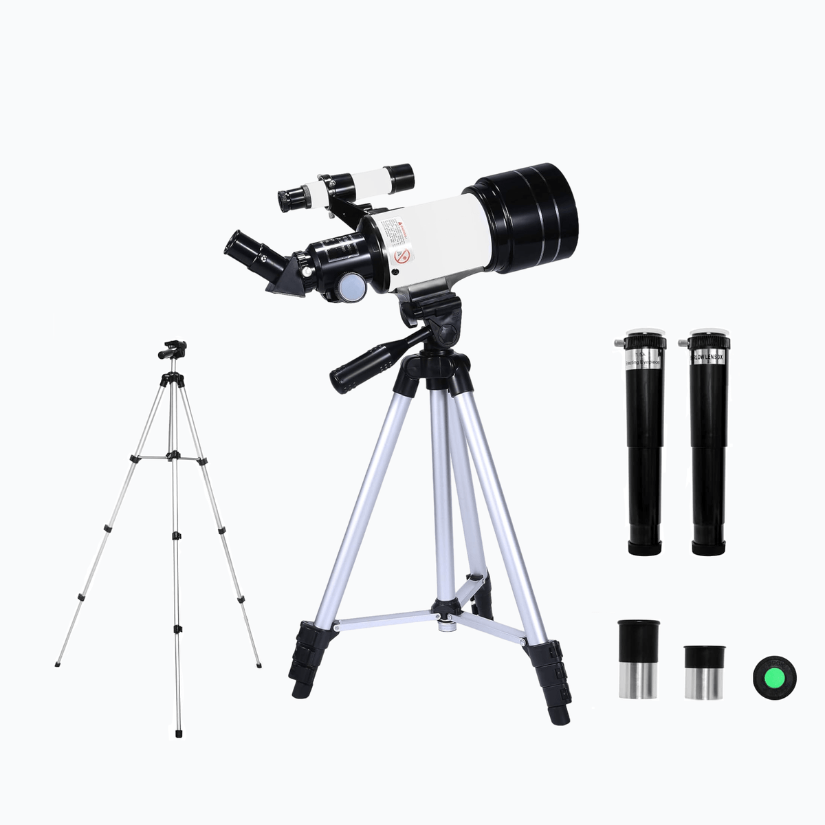 70mm High Power Telescope with Tripod Stand - Ideal for Stargazing Moon V