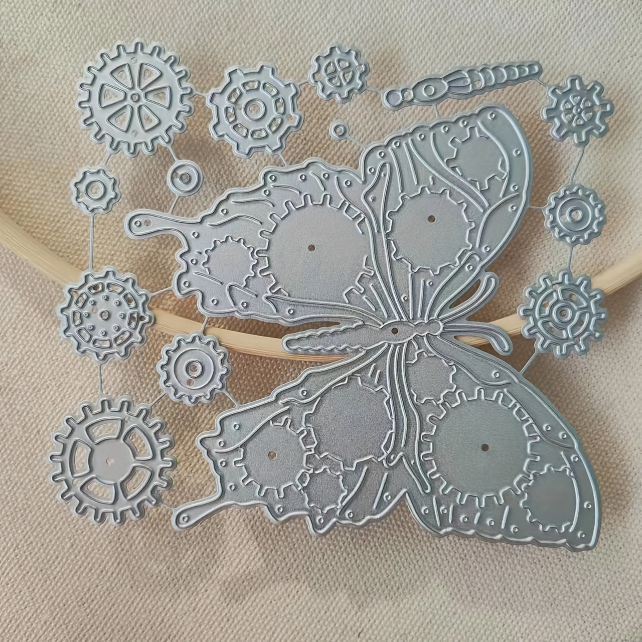 Butterfly Steampunk Metal Cutting Dies Stencil