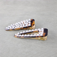 Vintage Faux Pearl Hair Clip for Women and Girls