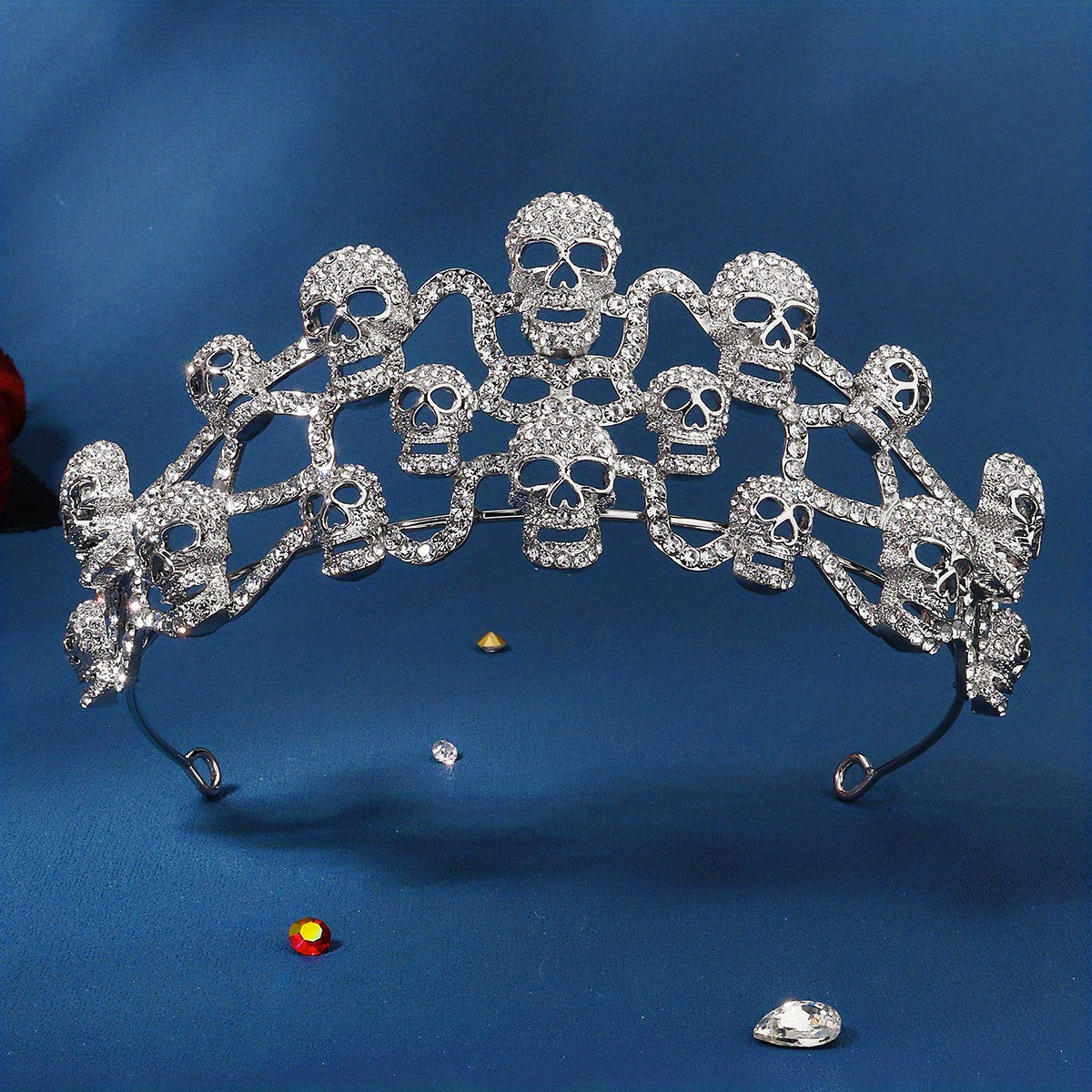 Skull Shape Headband Halloween Party Jewelry Tiara Hair Accessories