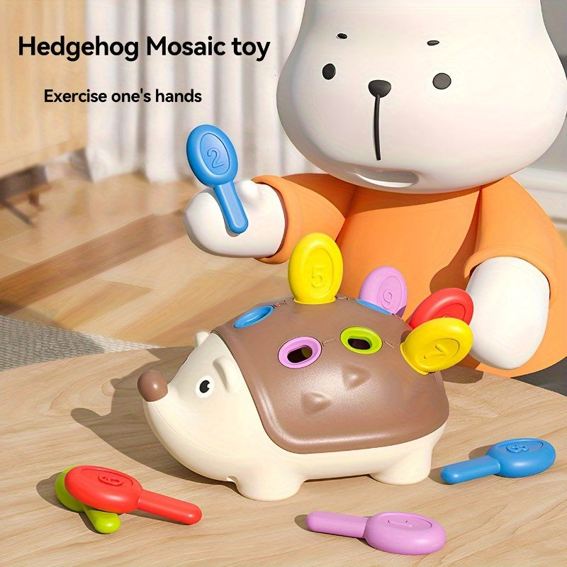 Hedgehog Educational Toy Number Matching Vibrant Colors