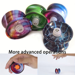 Metal Three Bearing Yoyo Ball Upgraded Triple Bearing Yoyo Dazzling Speed