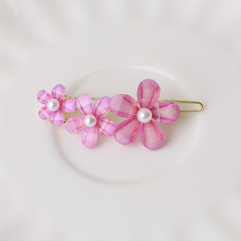 Flower Bobby Pin Back Head Clip Side Clip Bangs Clip Hair Accessories