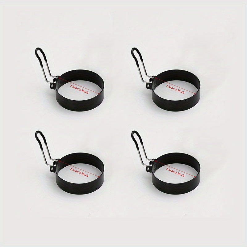 4pcs Eggs Rings Stainless Steel Egg Cooking Rings Pancake Mold