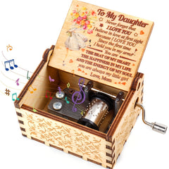 Musical Box Mom To Daughter Laser Engraved You Are My Sunshine For Birthday
