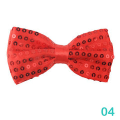 Sequin Bowtie For Women Solid Sparkle Bow Ties For Women