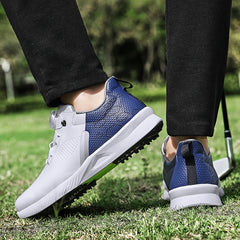 Men's Non-Slip Golf Shoes with Rotary Buckle