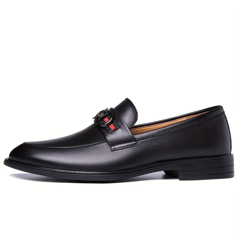 LAORENTOU Men's Leather Horsebit Loafer Shoes Lightweight Non Slip Driving Shoes