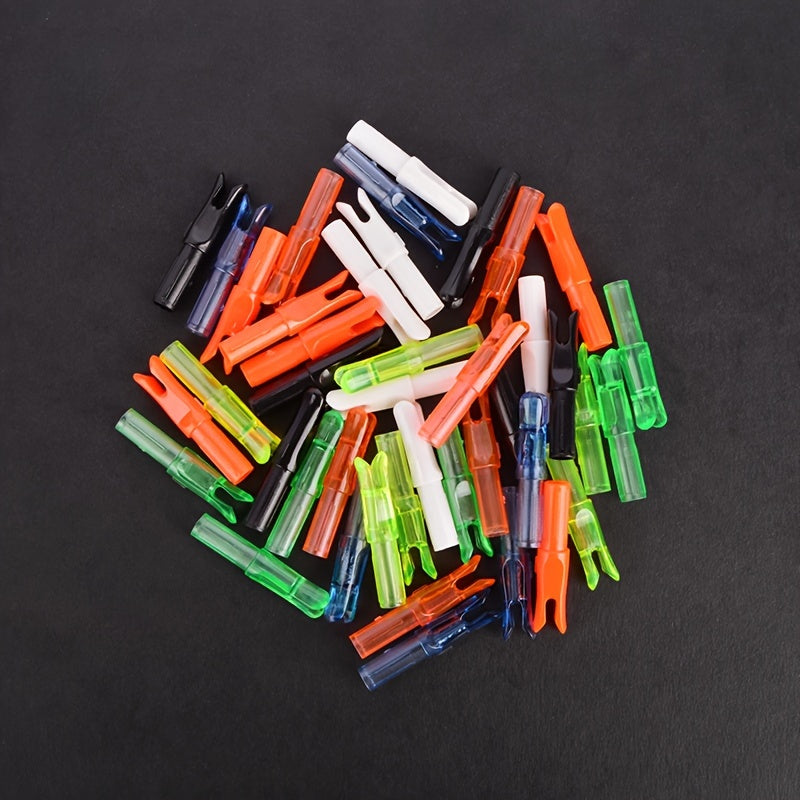 50pcs Carbon Arrow Nock 0.244in ID Shaft Archery Accessory
