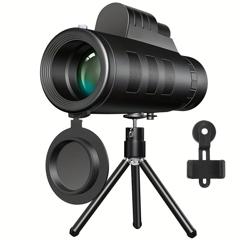 40x60 Monocular Telescope BAK4 Prism Handheld with Tripod