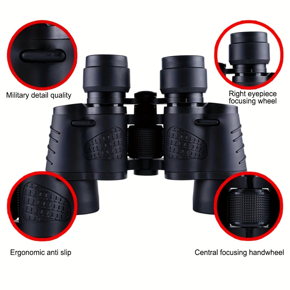HD Portable Binoculars Low Light Night Vision Bird Watching Travel Sightseeing
