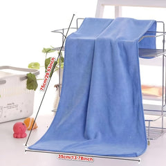 Absorbent Microfiber Hand Towel 13.78 x 29.53 Inches