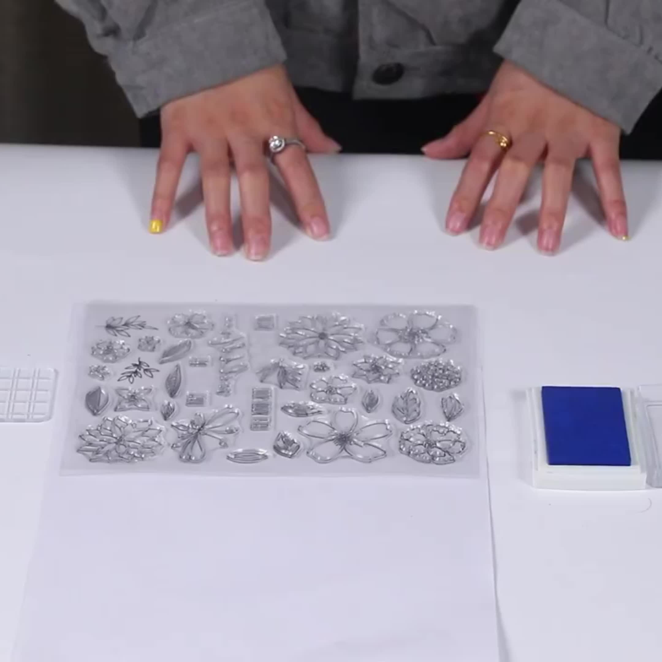 Clear Stamp Seal for Card Making and Scrapbooking Supply