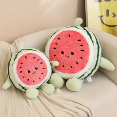 Round Watermelon Doll Soft and Comfortable Home Decoration