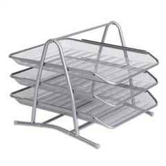 Three-Layer Metal File Folder Storage Box A4 Size
