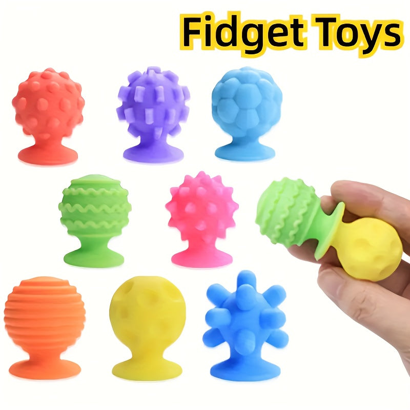 8pc Sensory Fidget Toys for Adults Anxiety Relief Mixed Colors