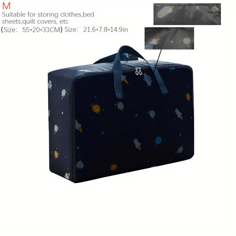 Large Capacity Quilt Storage Bag Foldable Clothes Packing Cube Organizer