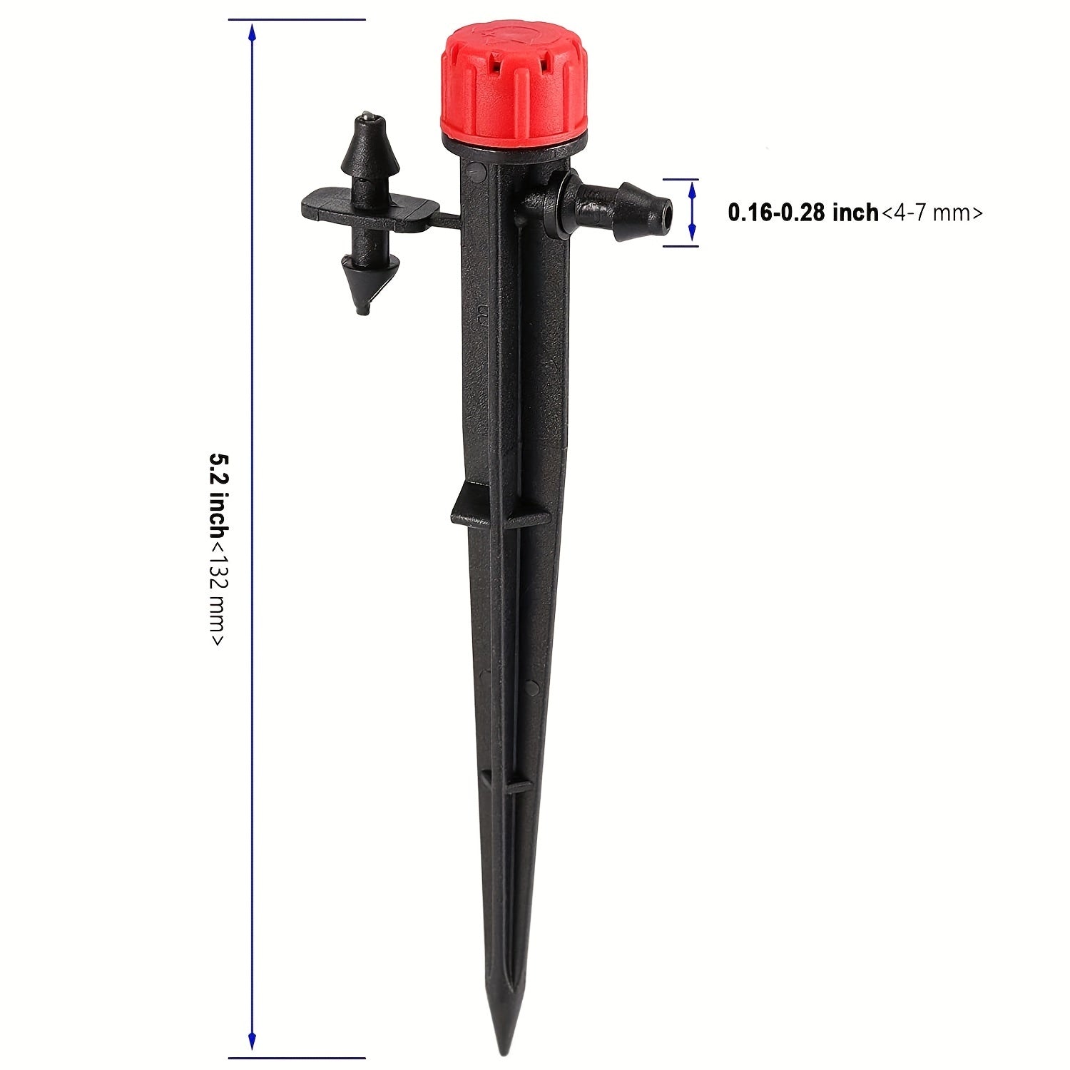 Adjustable Drip Irrigation Emitters 360 Degree for 2 54 10 Tube - 20pcs/50pcs
