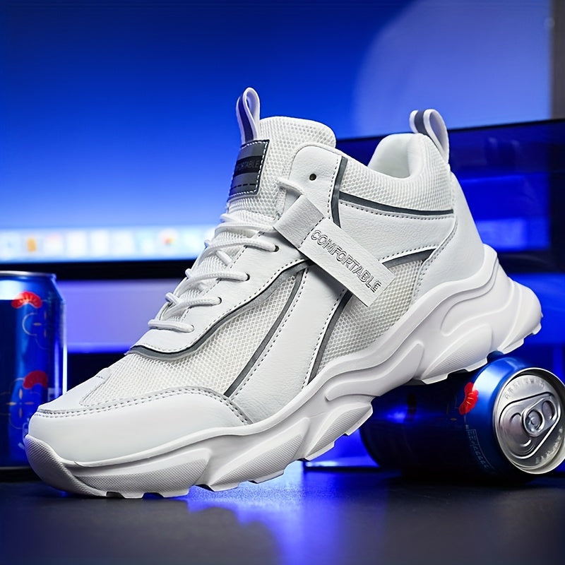 Men's Breathable Chunky Sneakers for Jogging Gym