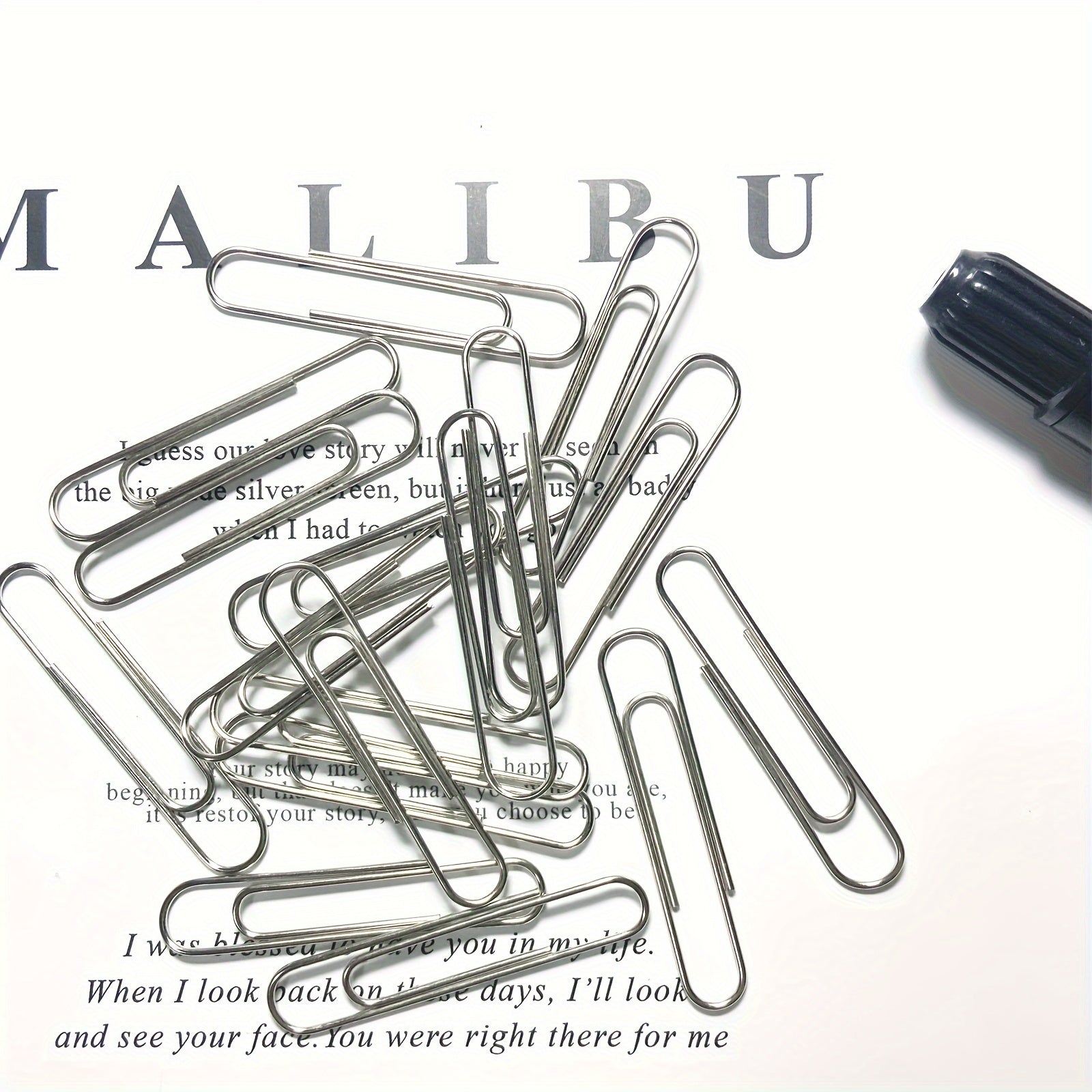 80pcs Large Paper Clips 5.08 Cm Jumbo Paper Clip for Office School