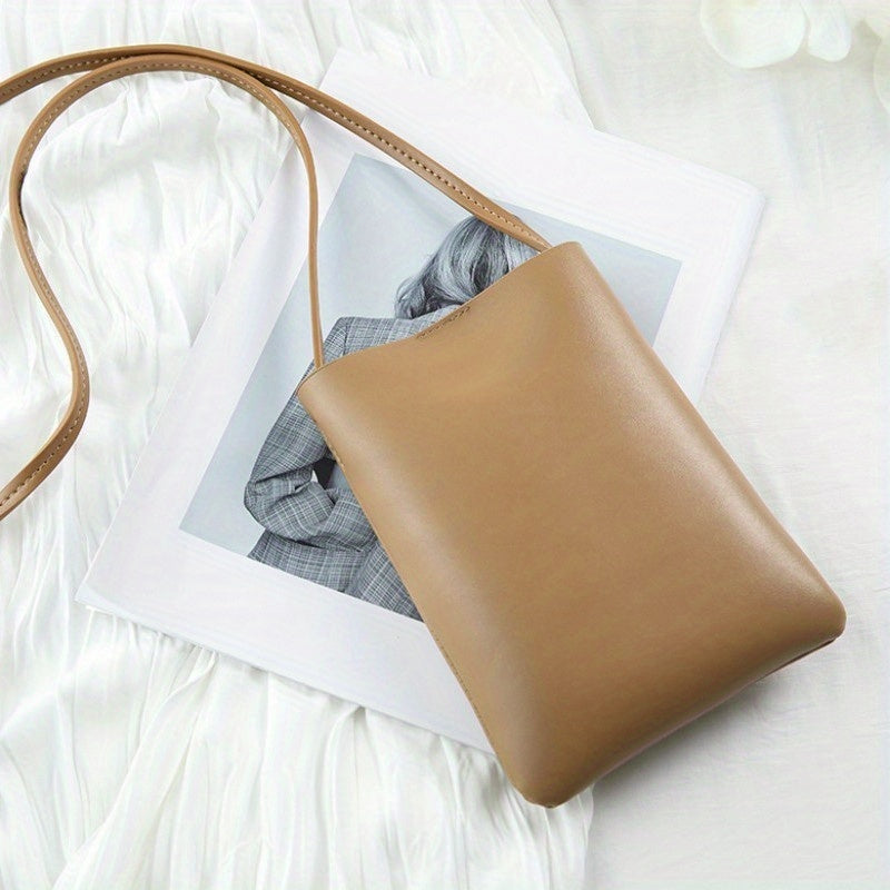Vertical Phone Bag Women's Mini Crossbody Bucket Bag