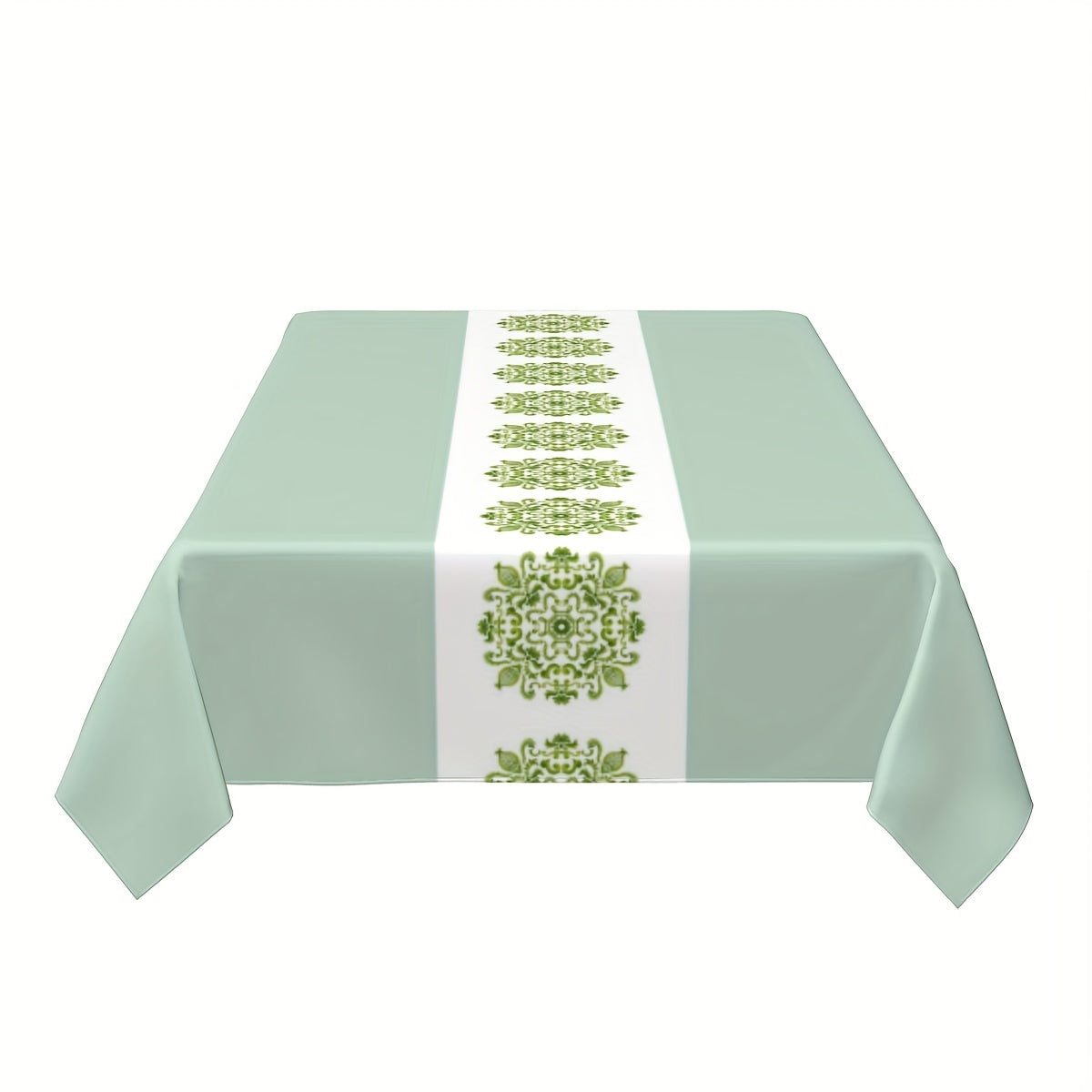 Printed Polyester Tablecloth Waterproof Rectangle Style