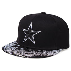 Five pointed Star Baseball Cap Hip Hop Outdoor Sun Hat