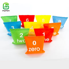 10pcs Small Bean Bags Kids Sandbag Tossing Game For Toddler Preschool Classroom