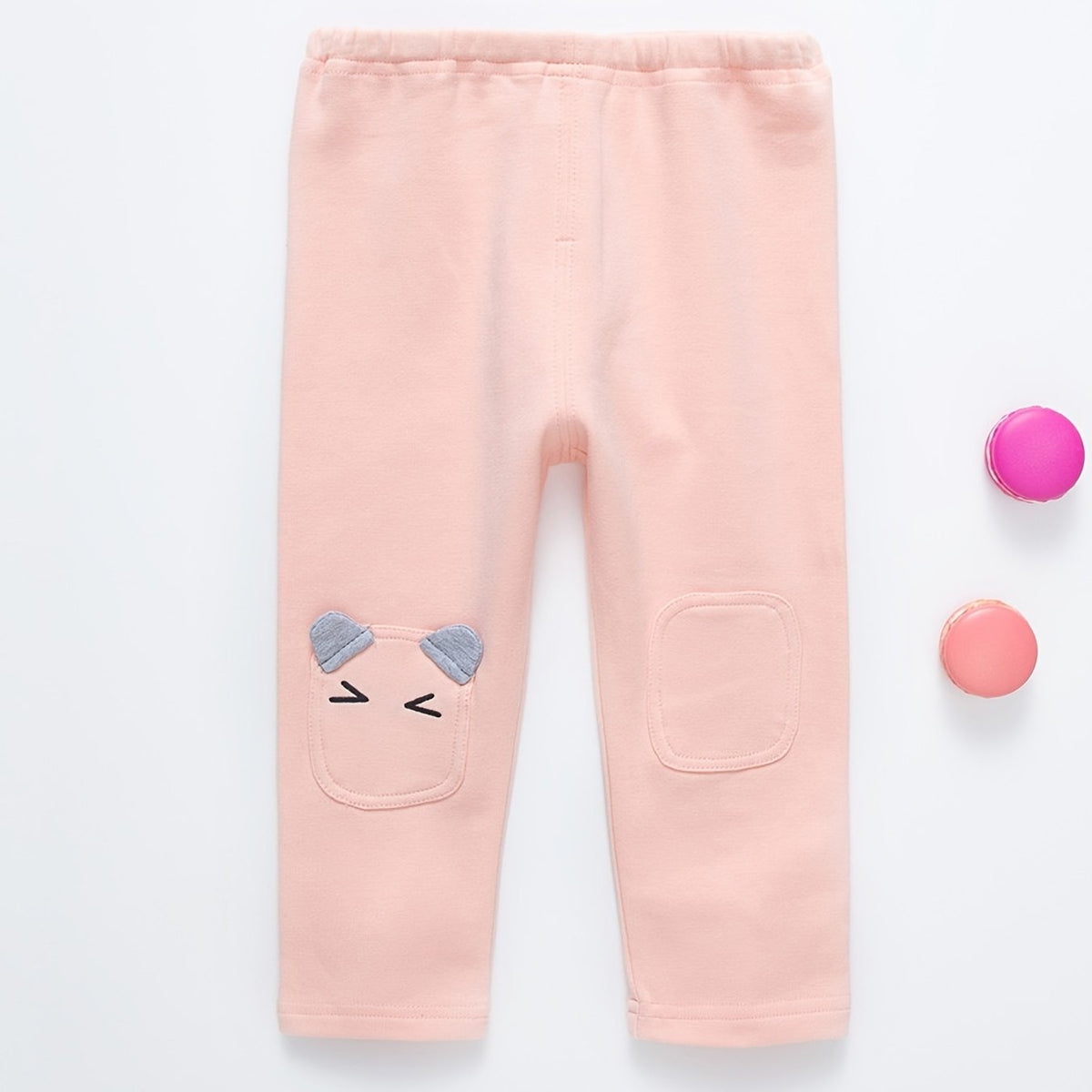 Baby Girls Cartoon Graphic Print Elastic Waist Leggings Pants