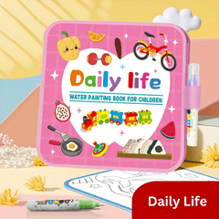 Kids Watercolor Painting Book - Cognitive Development