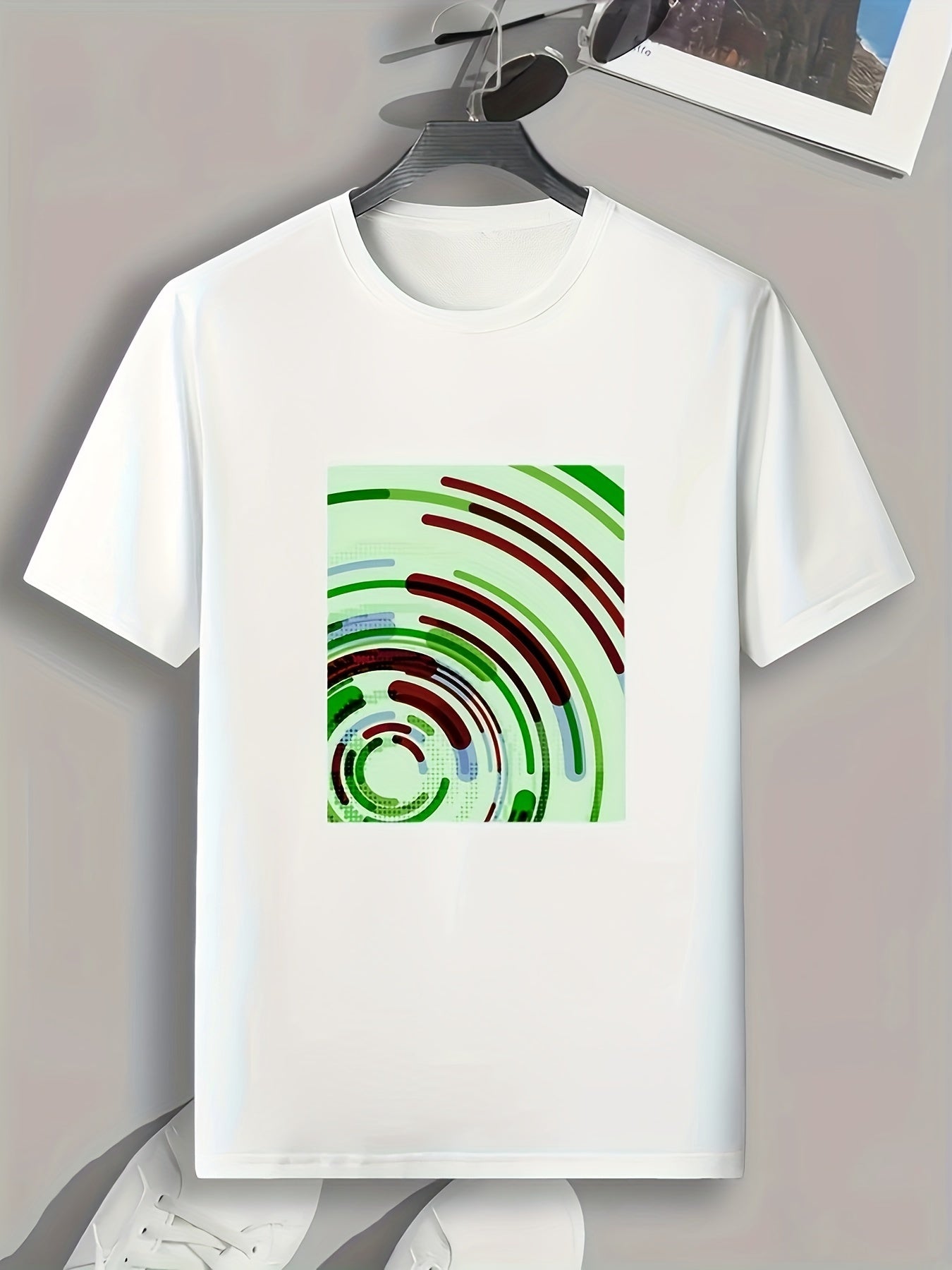 Abstract Painting Print Men's Graphic T shirt