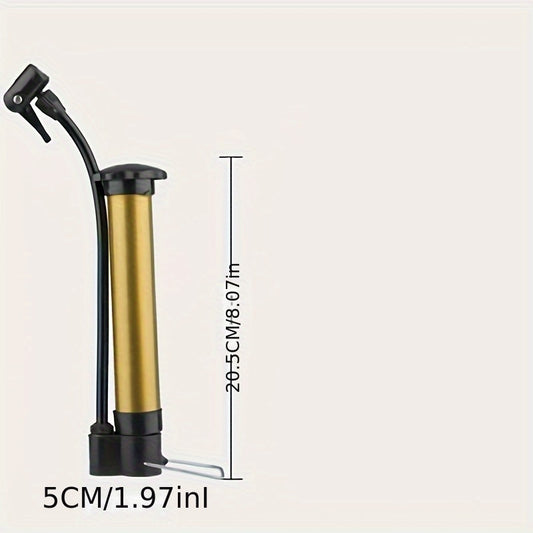 Portable Basketball Pump with Storage Net Bag and Air Needle