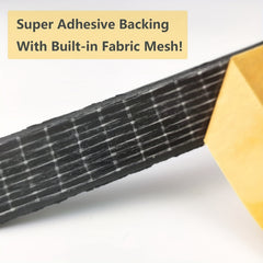 18ft Weather Stripping Seal Strip Self Adhesive for Doors Windows Large Gap