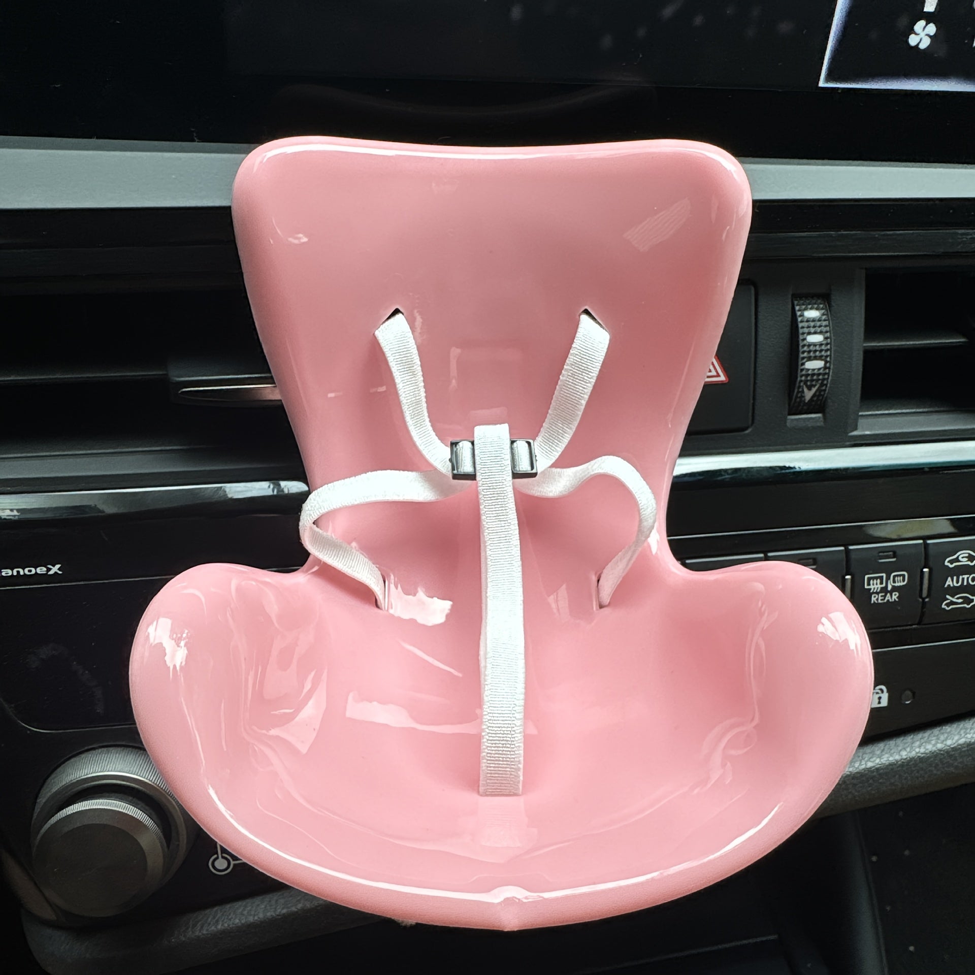 4pcs Doll Safety Seat Car Vent Clip Aroma Diffuser Doll Accessories