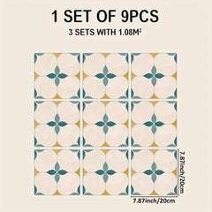 Ceramic Tile Stickers Waterproof Anti-slip Home Decoration