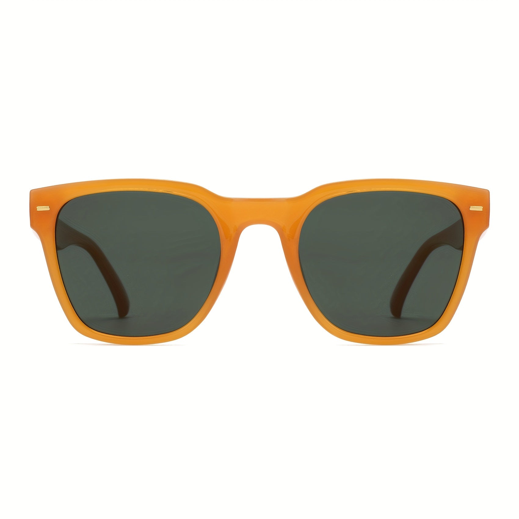 OUWEN Square Polarized Sunglasses Men Women Retro Sun Glasses VF2223