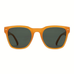 OUWEN Square Polarized Sunglasses Men Women Retro Sun Glasses VF2223