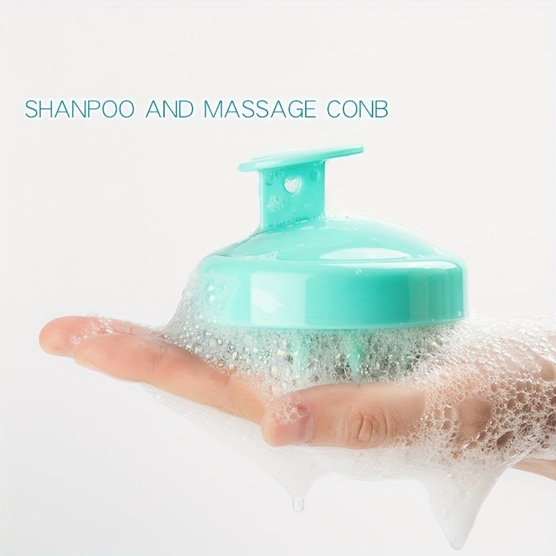 Silicone Shampoo Brush Hair Scalp Massager Brush Soft Tooth