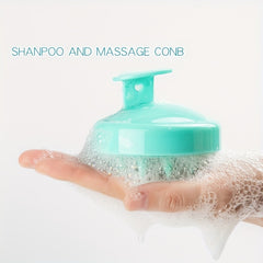 Silicone Shampoo Brush Hair Scalp Massager Brush Soft Tooth
